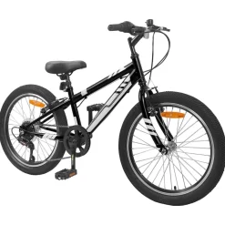 Discount vidaXL Mountainbike 20 Tum 6-Speed från 5-8 år gammal Svart