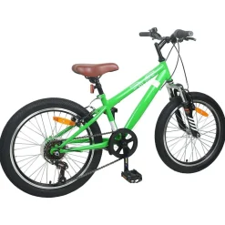 New vidaXL Mountainbike 20 Tum 6-Hastighet för 5-8 år gammal Grön