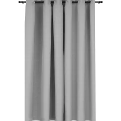 Sale vidaXL Mörkläggningsgardin med öljetter linnelook 290x245cm Grå