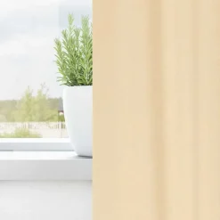 New vidaXL Mörkläggningsgardiner med Ringar 2 pcs 140 x 140 cm Kräm
