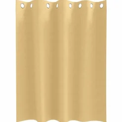 vidaXL Mörkläggningsgardiner med Ringar 2 pcs Beige 140 x 140 cm