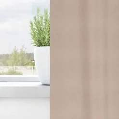 vidaXL Mörkläggningsgardiner med Ringar 2 pcs Taupe 140 x 140 cm