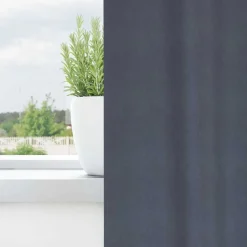 Hot vidaXL Mörkläggningsgardiner med Ringar 2 pcs 140 x 140 cm Antracit