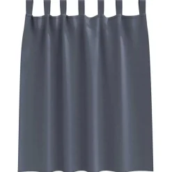 vidaXL Mörkläggningsgardiner med Ringar 2 pcs 140 x 140 cm Antracit