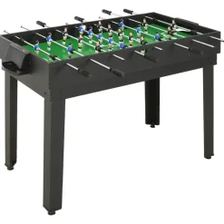 vidaXL Multi-spelbord 15-i-1 121x61x82 cm svart