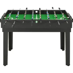 vidaXL Multi-spelbord 15-i-1 121x61x82 cm svart