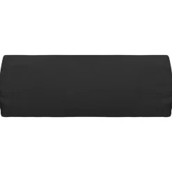 vidaXL Nackstöd till solstol svart 40x7,5x15 cm textilene