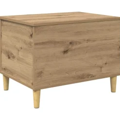 vidaXL Nattduksbord Artisan Ek 60 x 44,5 x 45 cm Konstruerat trä