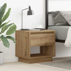 Discount vidaXL Nattduksbord 45 x 34 x 44 cm Konstruerat trä artisan ek
