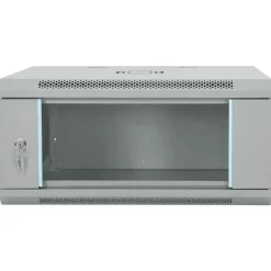 Discount vidaXL Nätverkskabinet med lagring 60 x 45 x 28 cm Stål Grå