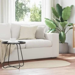 vidaXL Områdesmattor HUARTE Beige 80 x 150 cm Polyester