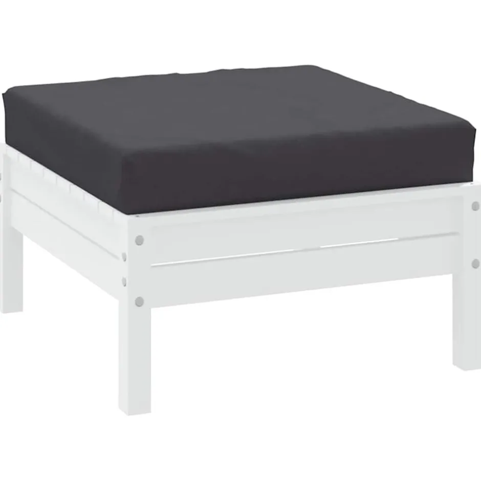 vidaXL Palldyna 60x60x9,5 cm oxfordtyg Antracit
