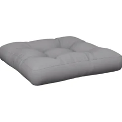 Discount vidaXL Palldyna 58x58x10 cm tyg Grå