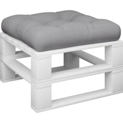 Discount vidaXL Palldyna 58x58x10 cm tyg Grå