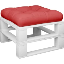 Hot vidaXL Palldyna 50x50x12 cm tyg Röd