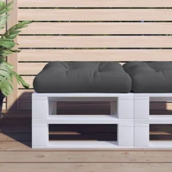 Sale vidaXL Palldyna 50x50x12 cm tyg Svart