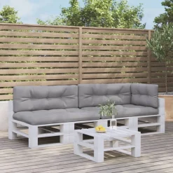 Discount vidaXL Palldynor 5 st tyg Grå