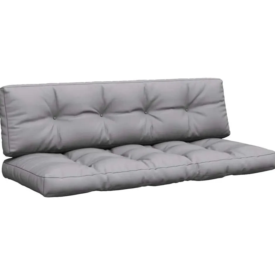 Clearance vidaXL Palldynor 2 st tyg Grå