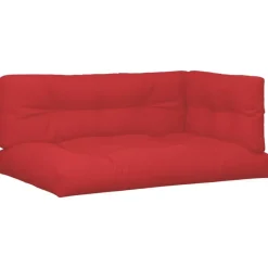 Clearance vidaXL Palldynor 7 st tyg Röd