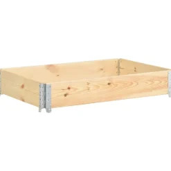 Clearance vidaXL Pallkrage 80x120 cm massiv furu Brun