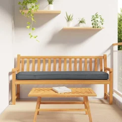New vidaXL Pallkudde 180 x 40 x 8 cm Oxford Tyg Antracit