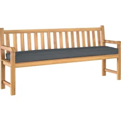 New vidaXL Pallkudde 180 x 40 x 8 cm Oxford Tyg Antracit