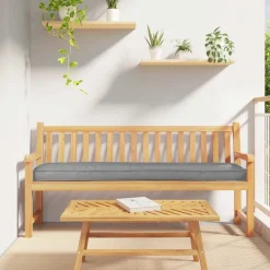 vidaXL Pallkudde 180 x 40 x 8 cm Oxford Tyg Grå