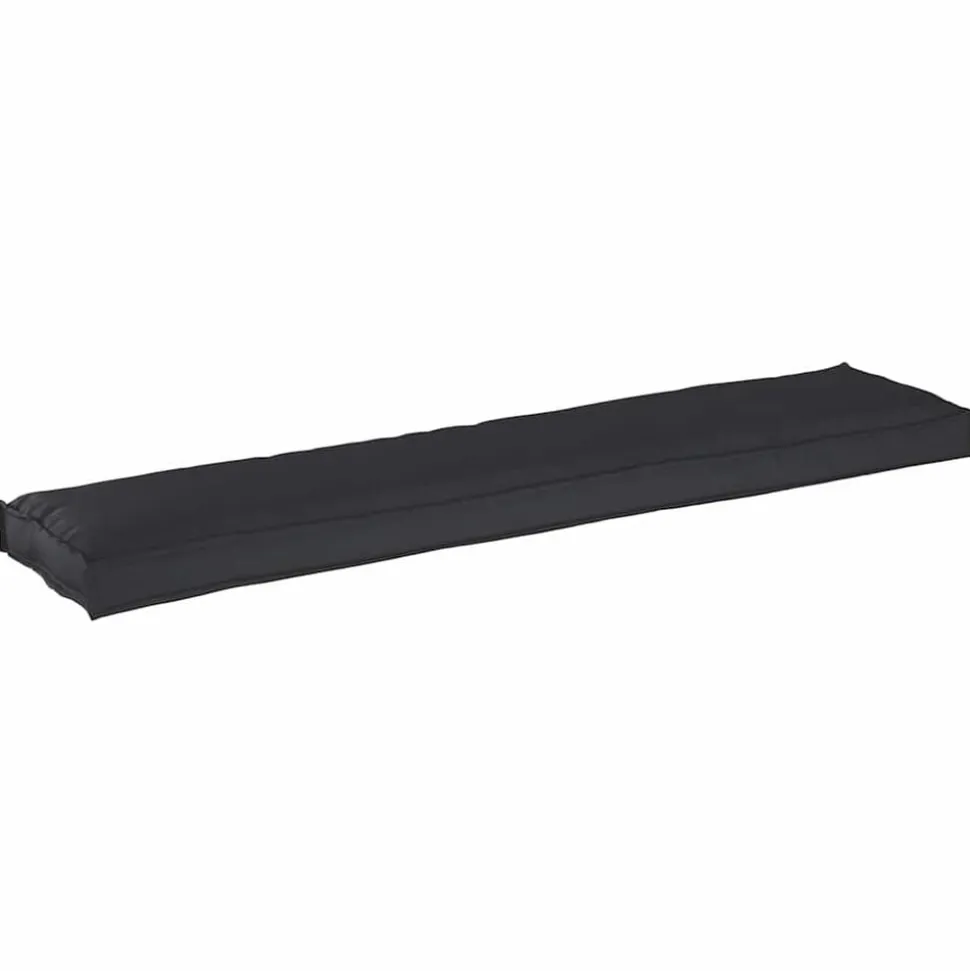 vidaXL Pallkudde Svart 180 x 40 x 8 cm Oxford Tyg