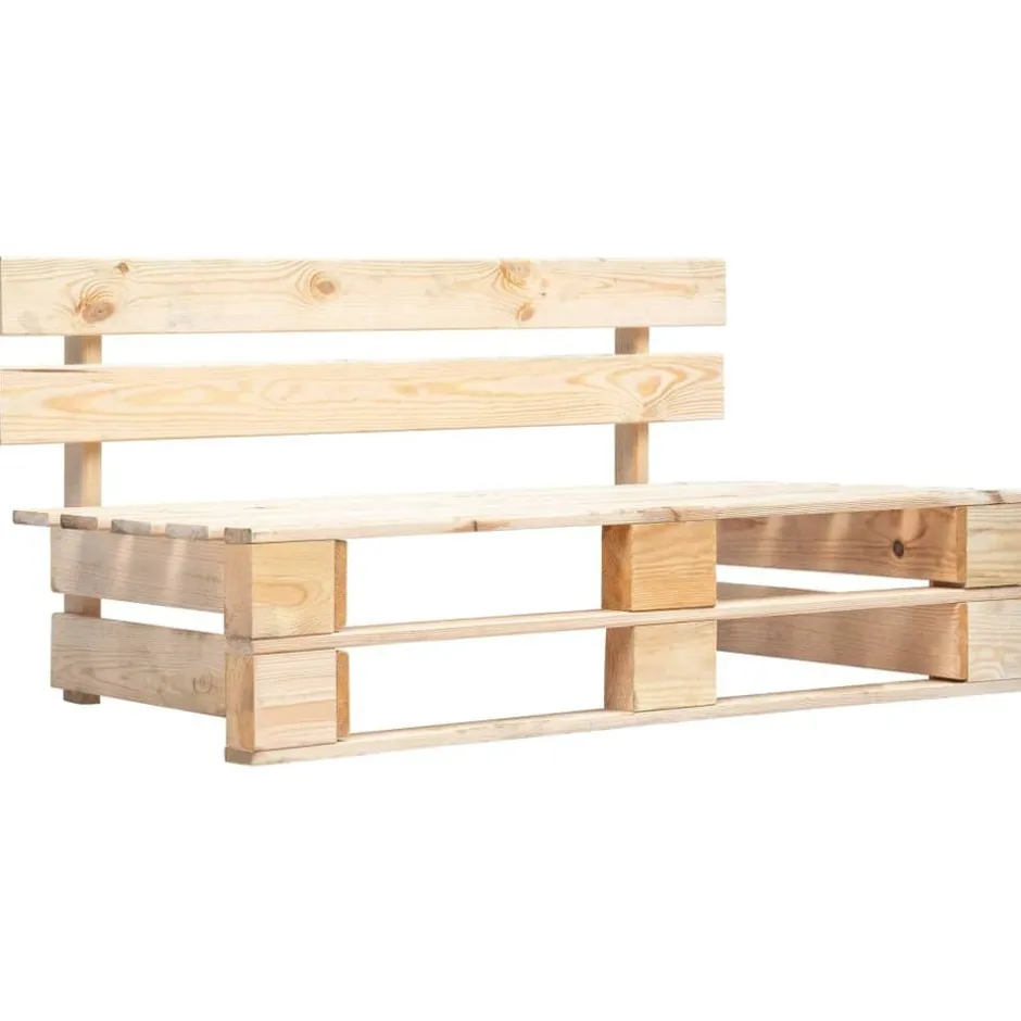 Sale vidaXL Pallsoffgrupp med dynor 6 delar impregnerad furu Taupe
