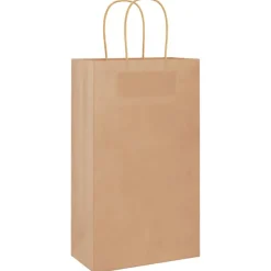 Best vidaXL Papperspåsar 50 st med handtag 21x11x36 cm Brun