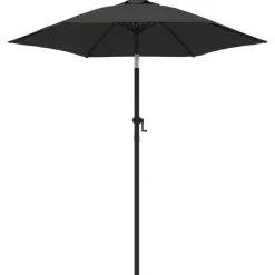 New vidaXL Parasoll 200x224 cm aluminium Antracit