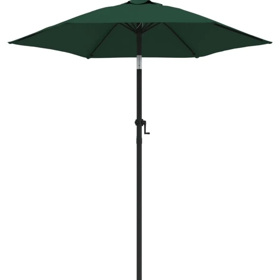Best vidaXL Parasoll 200x224 cm aluminium Grön