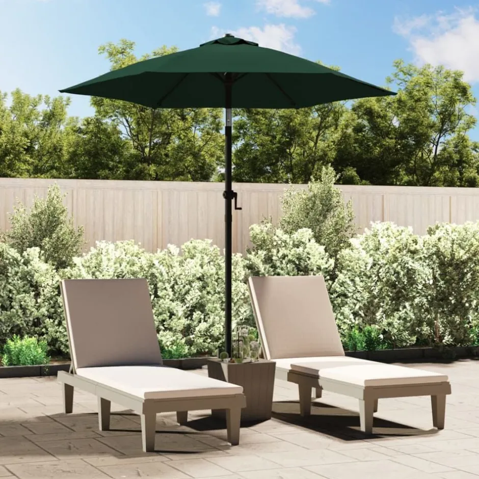 Best vidaXL Parasoll 200x224 cm aluminium Grön