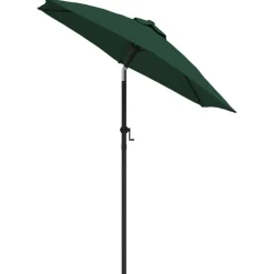 Best vidaXL Parasoll 200x224 cm aluminium Grön