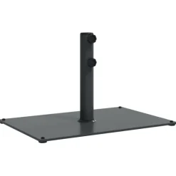 Discount vidaXL Parasollfot för Ø32/38/48 mm stolpar 15 kg rektangulär Mörkgrå