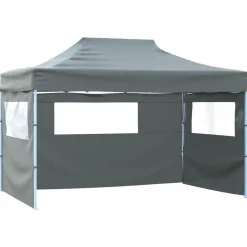 Sale vidaXL Partytält 291 x 431 x 315 cm Oxford Tyg Antracit