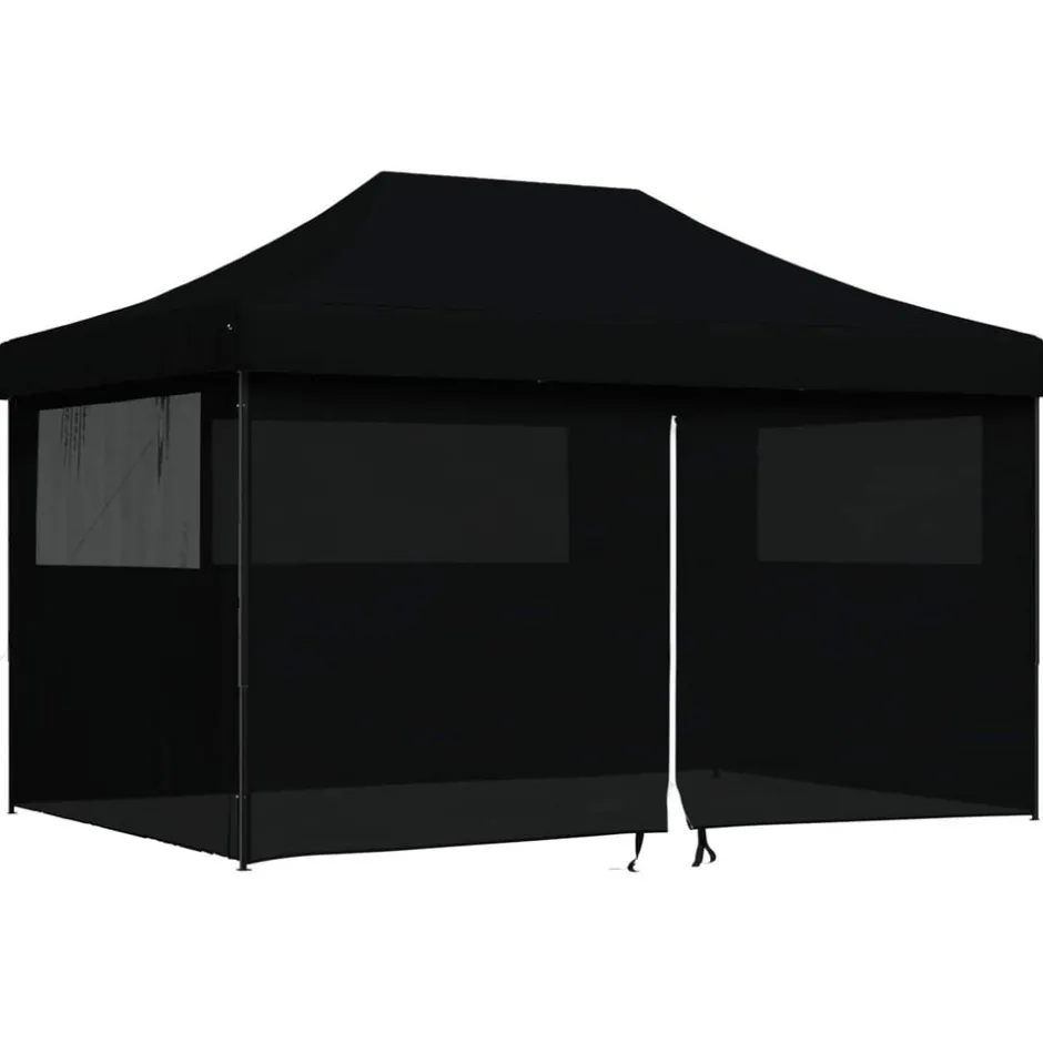 Best vidaXL Partytält 292 x 440 x 315 cm Oxford Tyg Svart