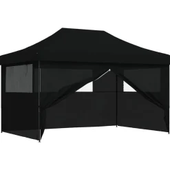 Best vidaXL Partytält 292 x 440 x 315 cm Oxford Tyg Svart