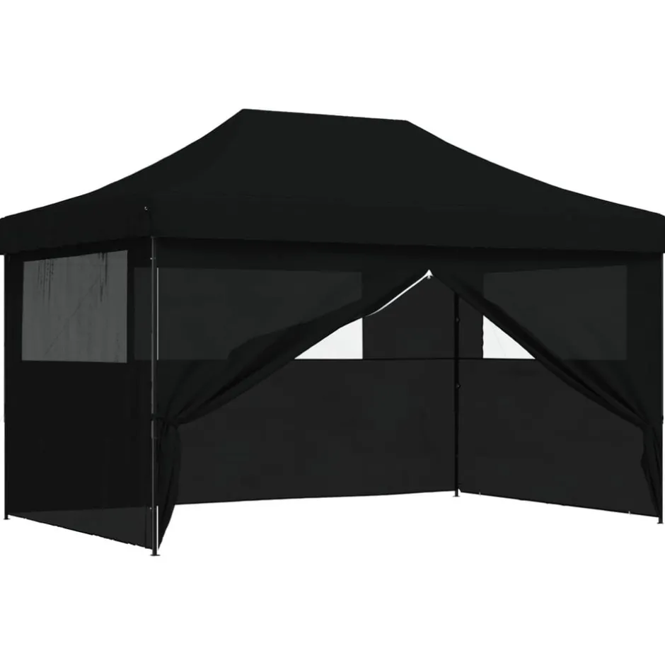 Best vidaXL Partytält 292 x 440 x 315 cm Oxford Tyg Svart