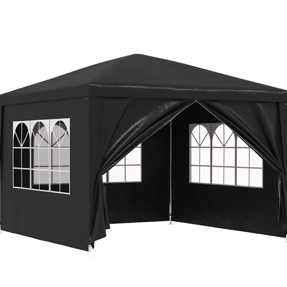 vidaXL Partytält 3x3 m antracit