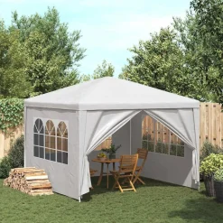Outlet vidaXL Partytält 3x3 m Vit