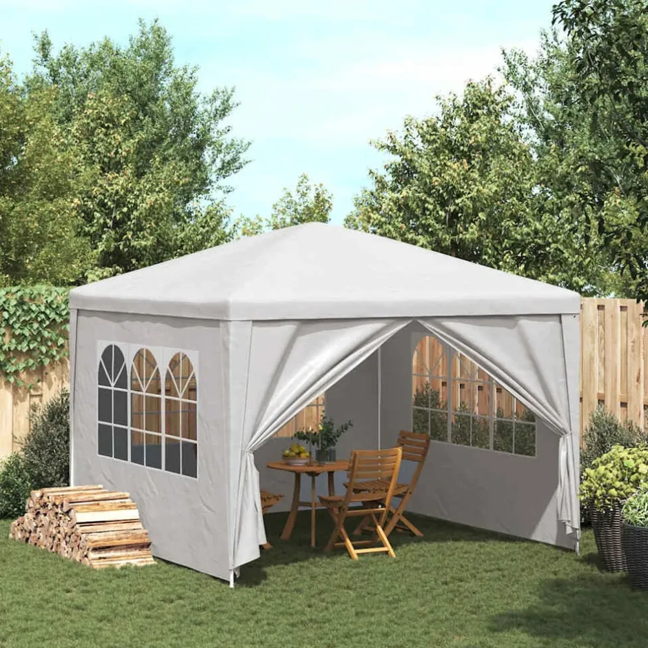 Outlet vidaXL Partytält 3x3 m Vit