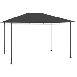 Hot vidaXL Paviljong 384x281x270 cm 180 g/m² Antracit