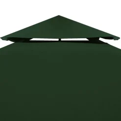 vidaXL Paviljongtak 310 g/m² 3 x 4 m Grön