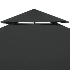 Hot vidaXL Paviljongtak 310 g/m² 3 x 3 m Mörkgrå