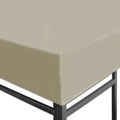 vidaXL Paviljongtak 310 g/m² 4x3 m Beige