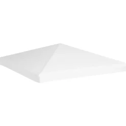 vidaXL Paviljongtak 270 g/m² 3x3 m Vit