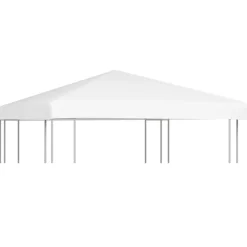 vidaXL Paviljongtak 270 g/m² 3x3 m Vit