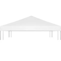 vidaXL Paviljongtak 270 g/m² 3x3 m Vit