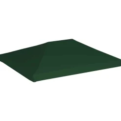 Discount vidaXL Paviljongtak 310 g/m² 4x3 m Grön